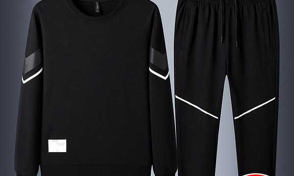 Vīriešu divdaļīgs logotipa sporta komplekts