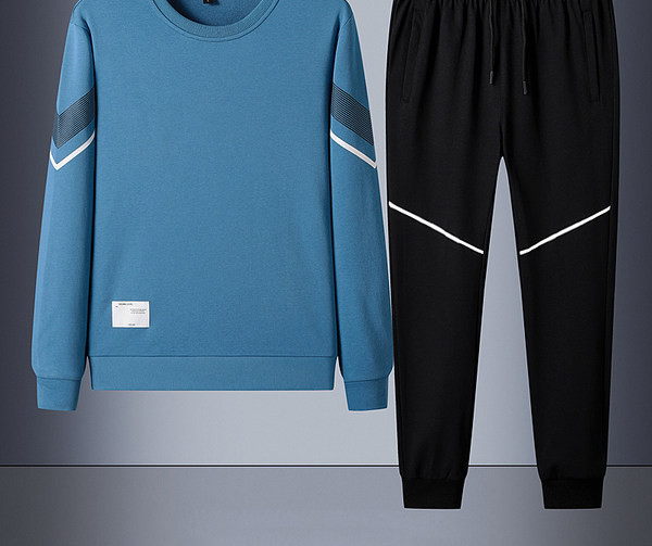 Vīriešu divdaļīgs logotipa sporta komplekts