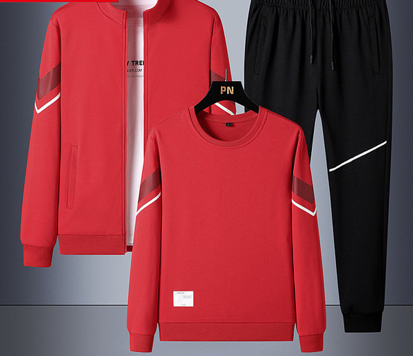 Jauna modeļa sporta trīsdaļīgs komplekts vīriešiem