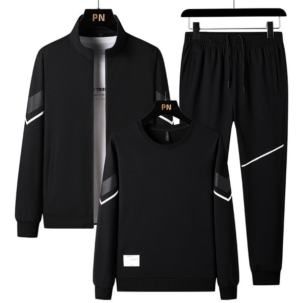 Jauna modeļa sporta trīsdaļīgs komplekts vīriešiem