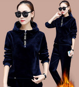 Sieviešu samta divdaļīgs komplekts