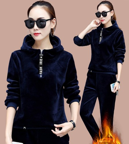 Sieviešu samta divdaļīgs komplekts