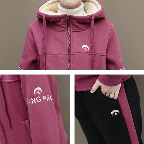 Őszi-téli női kétrészes szett - pulóver és alsó