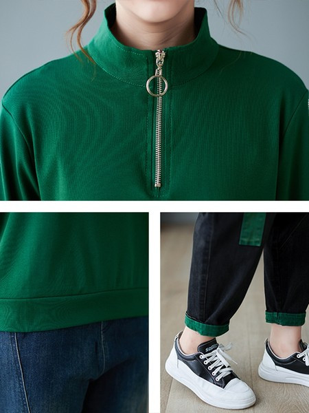 Ležeran ženski komplet bluza i traperice