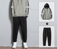 Férfi sport szett kapucnival