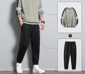 Férfi sport szett kapucnival