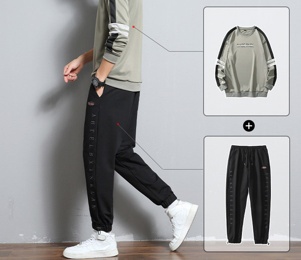 Férfi sport szett kapucnival