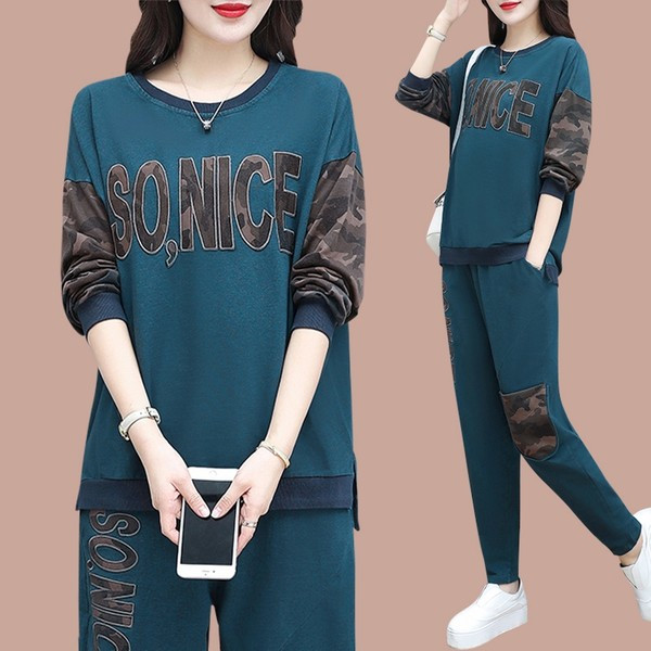 Tavaszi őszi női blúz és alsó szett