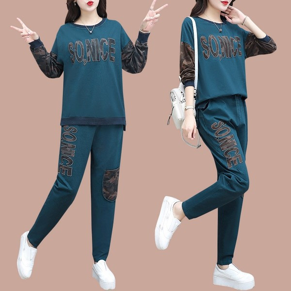 Tavaszi őszi női blúz és alsó szett