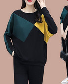 Casual γυναικείο σετ - μπλούζα και παντελόνι 