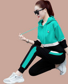 Ženska majica s kapuljačom na vezanje