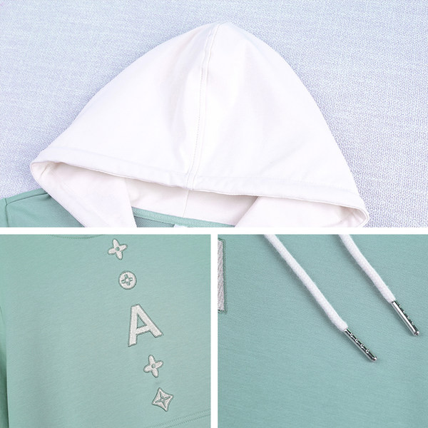 Γυναικεία αθλητική φόρμα σε δύο μέρη με κουκούλα