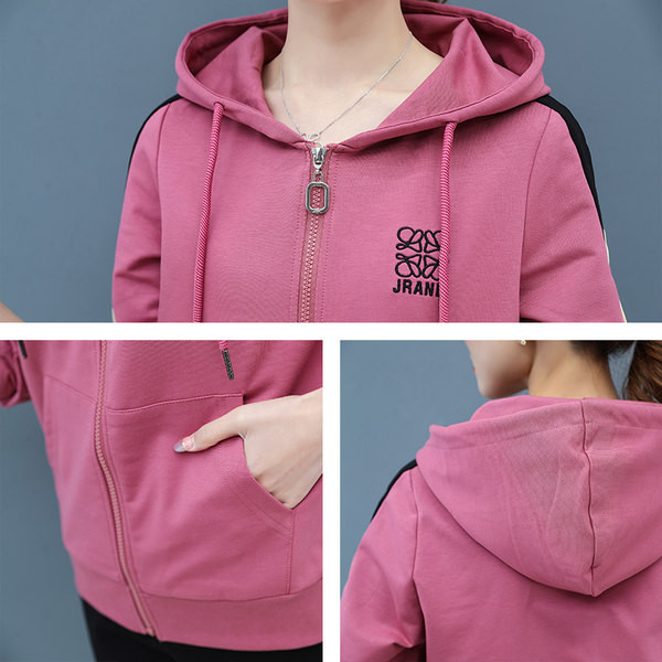 Sieviešu komandas rāvējslēdzēja aizdare un kabata