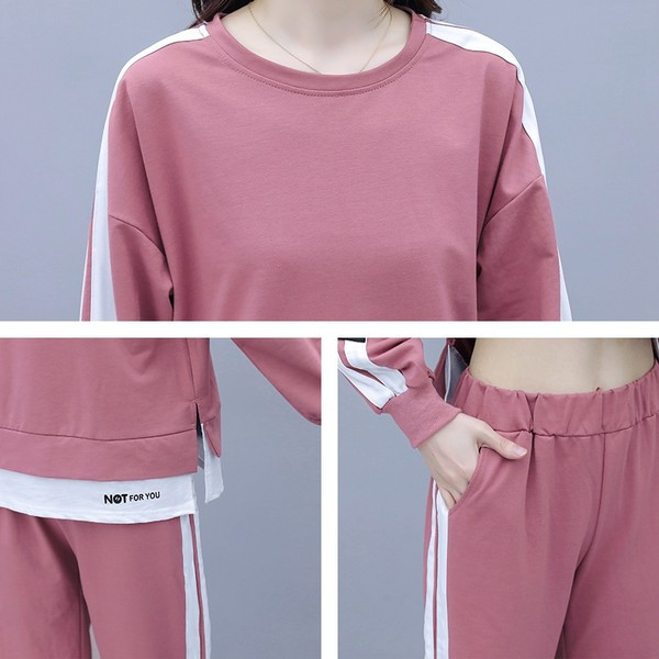 Sieviešu ikdienas blūze un apakšas komplekts