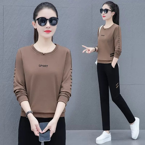 Γυναικεία μπλούζα και παντελόνι σετ - δύο μοντέλα