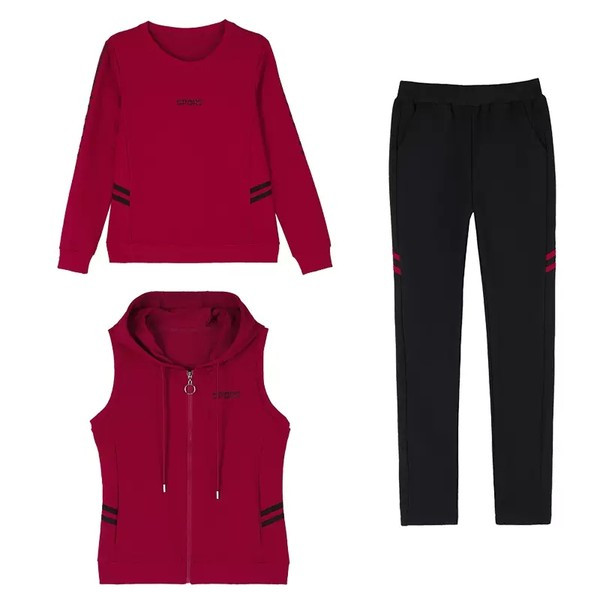 Γυναικεία αθλητική φόρμα με φερμουάρ που αποτελείται από δύο μέρη