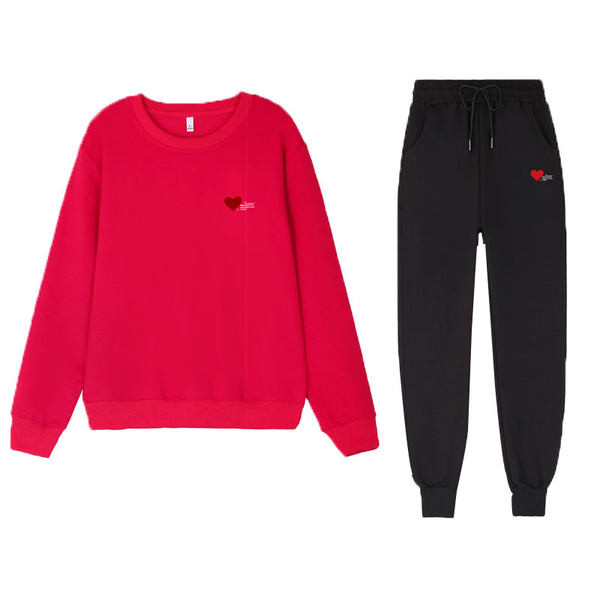 Ženski casual dvodijelni komplet - bluza i donji dio