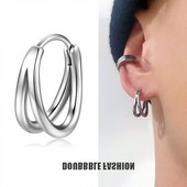 Vīriešu auskaru tīrs modelis