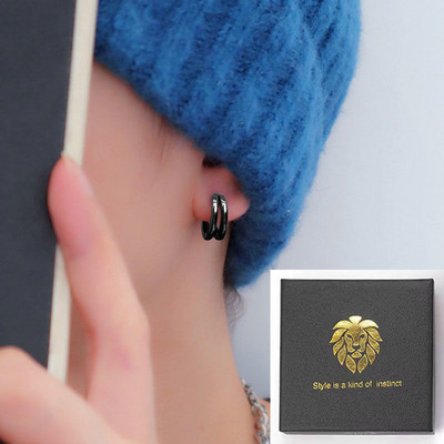 Vīriešu auskaru tīrs modelis