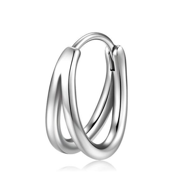 Vīriešu auskaru tīrs modelis