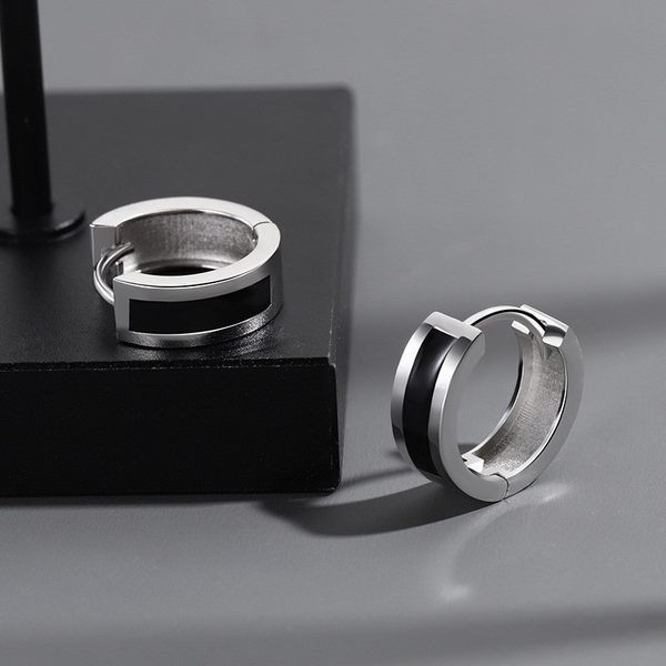 Muške naušnice u srebrnoj boji