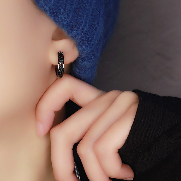 Muške okrugle naušnice