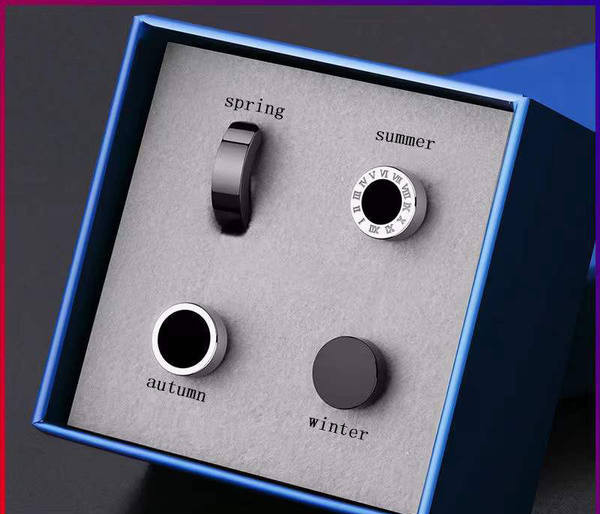 Μονά ανδρικά σκουλαρίκια από τιτάνιο ατσάλι με μαγνητικό κλείσιμο