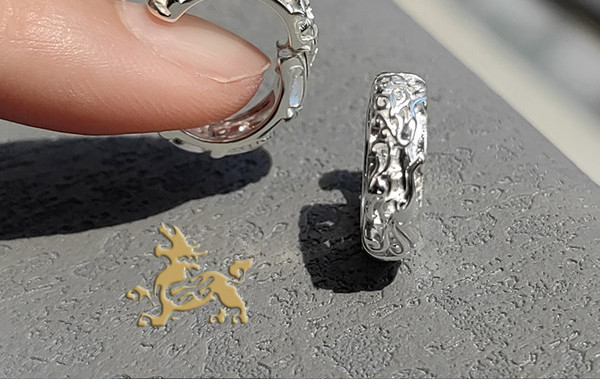 Vīriešu tērauda auskari