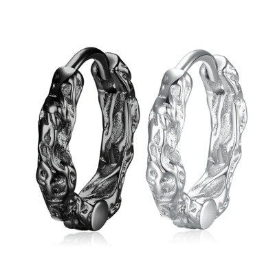 Ανδρικά σκουλαρίκια σε δύο χρώματα