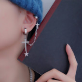 Ανδρικά σκουλαρίκια με μενταγιόν και κλιπ