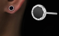 Muške naušnice s jednim kamenom