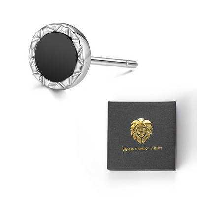 Muške naušnice s jednim kamenom