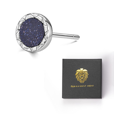 Muške naušnice s jednim kamenom