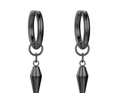 Jauna modeļa vīriešu auskari ar kulonu