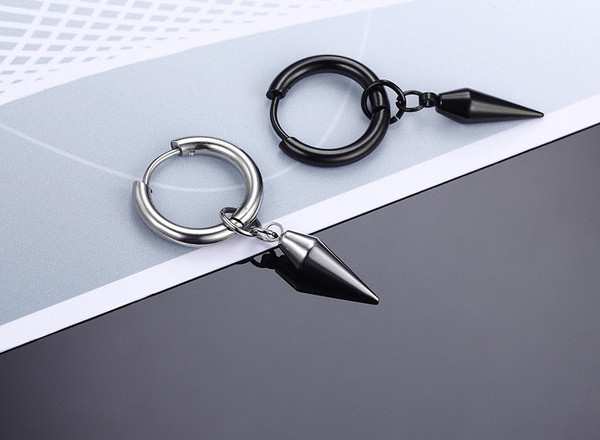 Jauna modeļa vīriešu auskari ar kulonu