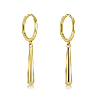 Tērauda vīriešu auskari sudraba un zelta krāsā