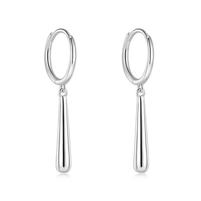 Tērauda vīriešu auskari sudraba un zelta krāsā