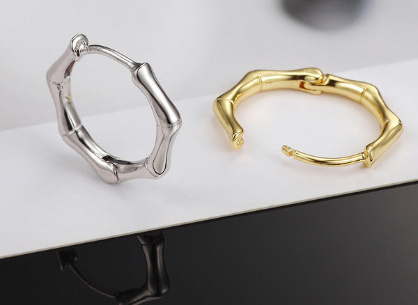 Ανδρικά casual κρίκοι σκουλαρίκια δύο χρώματα