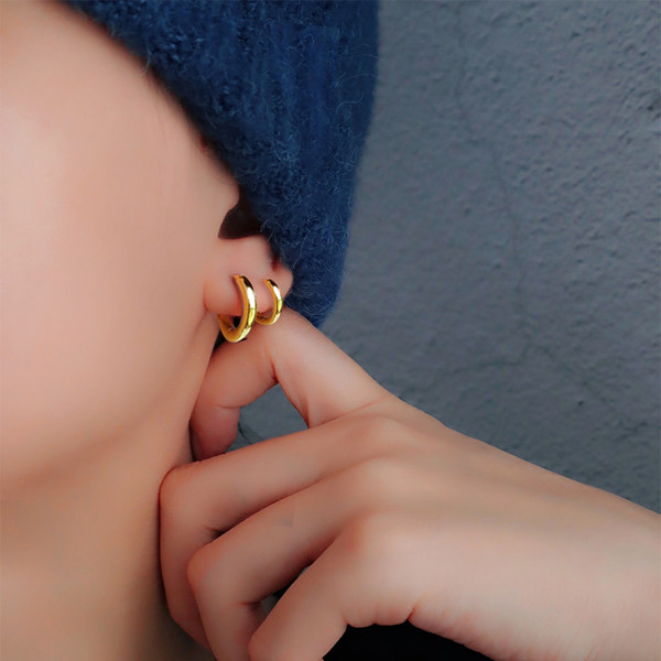 Vīriešu ikdienas auskari