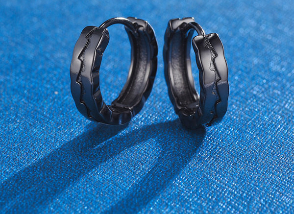 Férfi fülbevaló gyűrű két színben