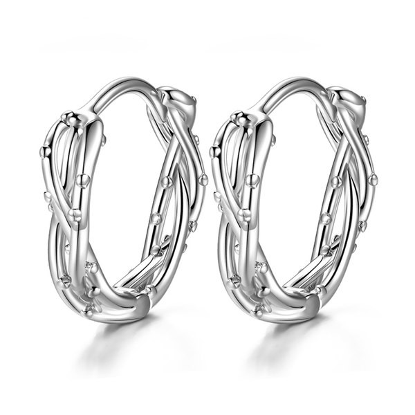 Ikdienas vīriešu auskari divās krāsās