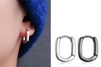 Alkalmi, két színű férfi fülbevaló