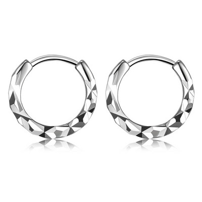 Férfi fülbevaló kerek modell