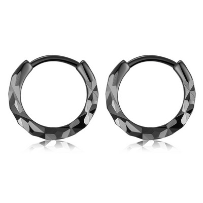 Férfi fülbevaló kerek modell