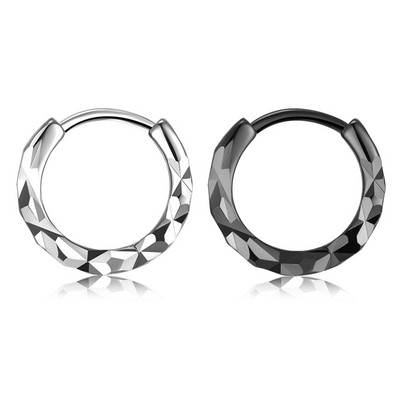 Férfi fülbevaló kerek modell