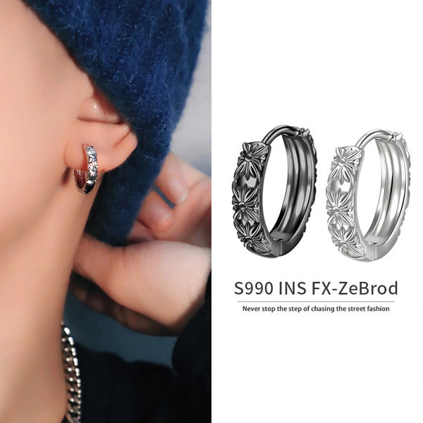 Vīriešu auskari ar stīpām - viens vai divi gabali