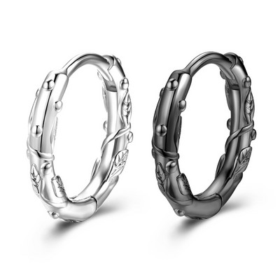 Moderni iegravēti stīpiņu auskari vīriešiem