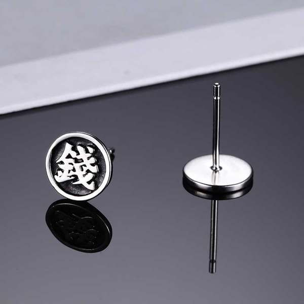 Jauna modeļa apaļie auskari vīriešiem