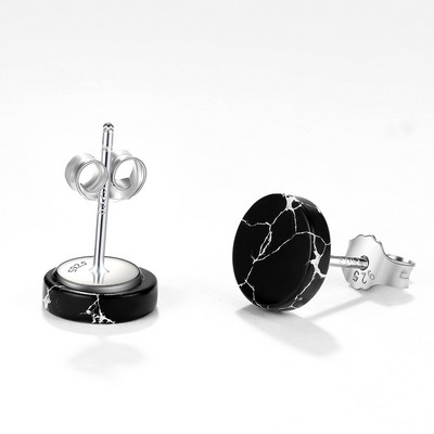 Apaļi vīriešu auskari