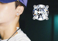 Jauna modeļa vīriešu auskari ar akmentiņiem